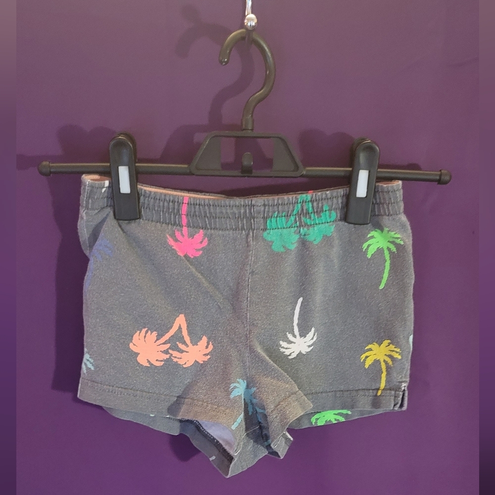 Old Navy Gray Shorts with Vibrant Print